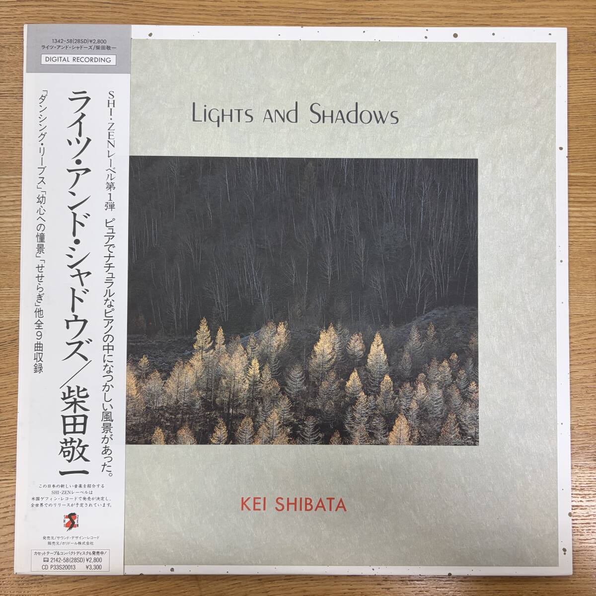 帯付 美盤 柴田敬一 ライツ・アンド・シャドウズ SHI-ZEN 1342-58(28SD) KEI SHIBATA Lights And Shadows ピアノ NB0922-06拍卖
