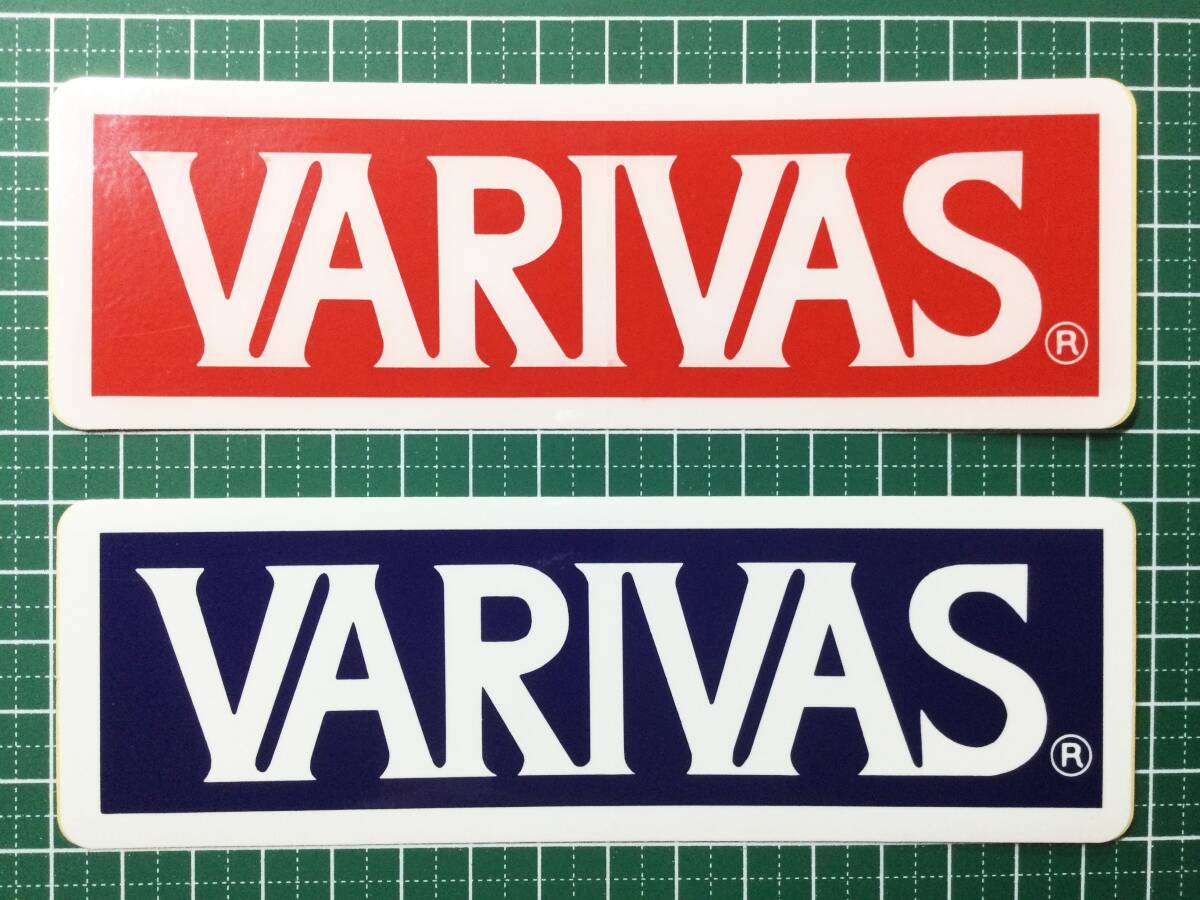 VARIVAS Varivas バリバス シール ステッカー レッド ブルー 2枚セット拍卖