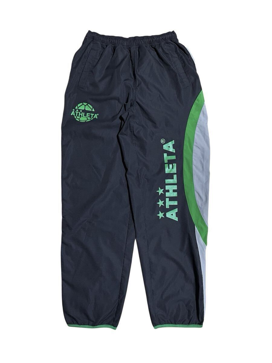 アスレタ ATHLETA ナイロンパンツ ボトムス スポーツ トレーニング パンツ ポリエステル100% ブラック Lサイズ ム1451拍卖