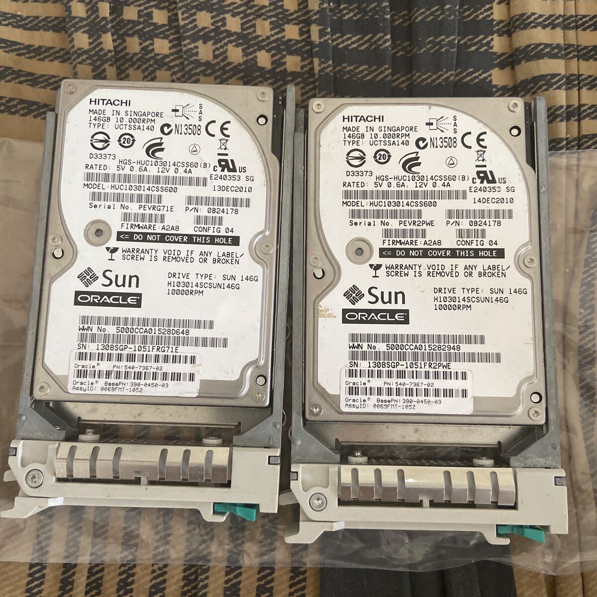 動作未確認 express5800 HDD SAS 146GB 2個拍卖
