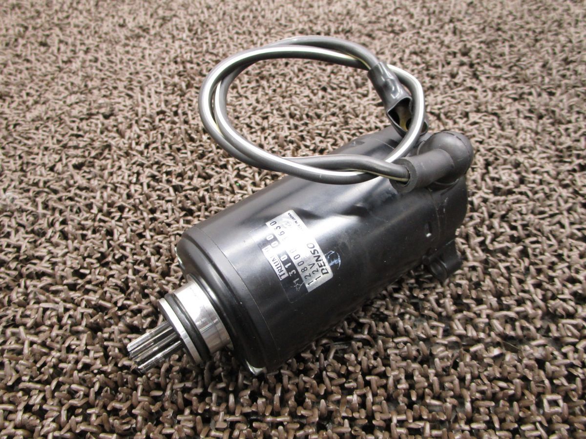 トライアンフ スピードトリプル955i セルモーター ●A4605!TE508 動作確認済み 【 M 】 TRIUMPH Speed Triple 動画有 FI インジェクション拍卖