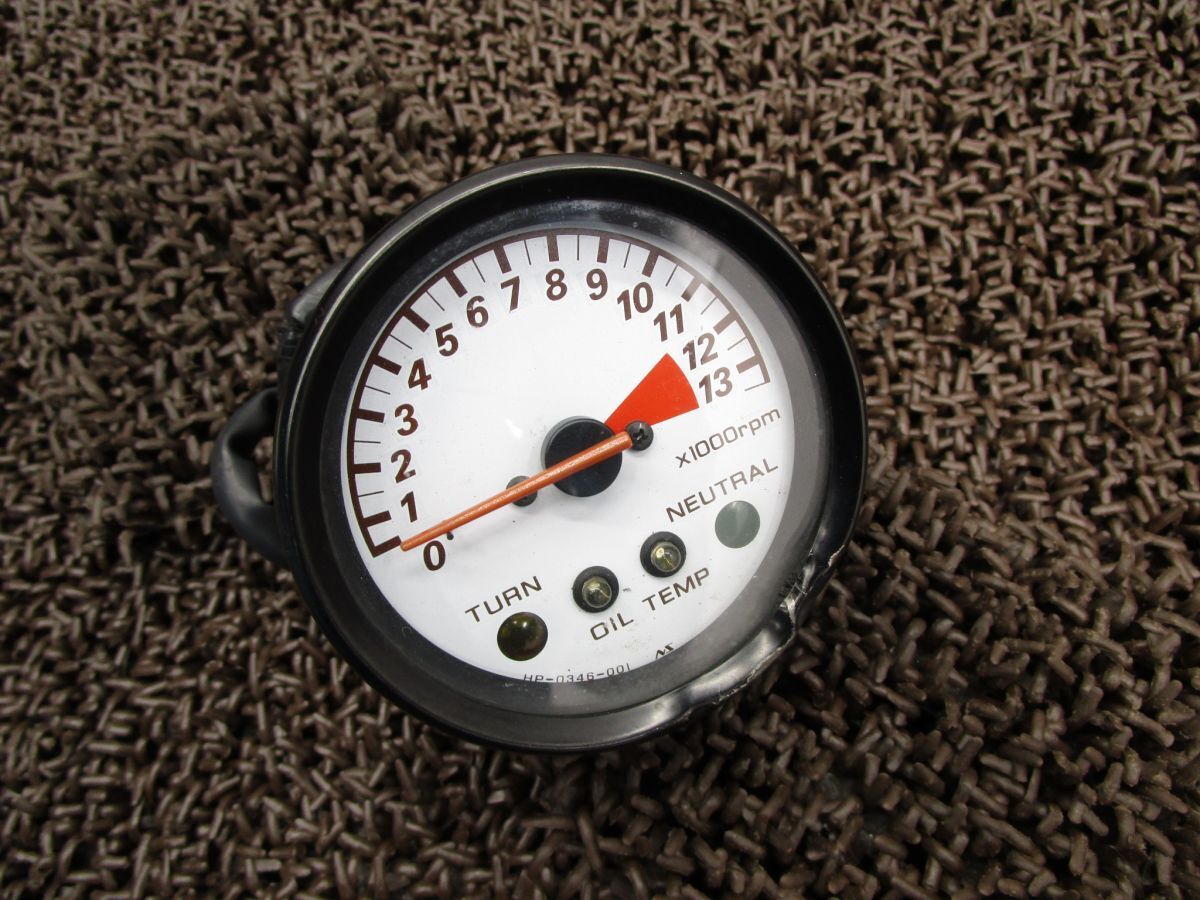 NS-1 タコメーター ホワイト ●A5140!AC12 ホンダ 【 AC08E 】 キャブ車 12V拍卖