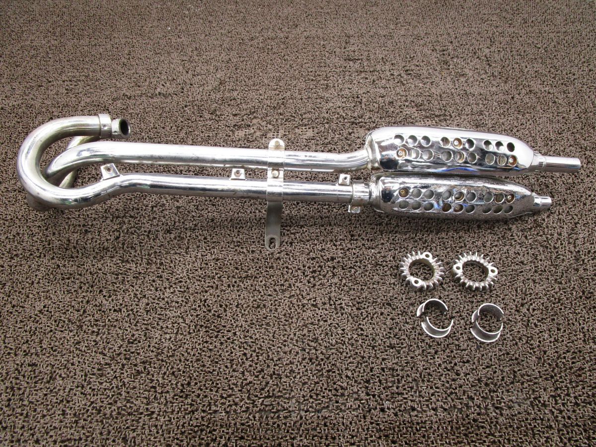 CB350 エクスポート マフラー サイレンサー ■A5496!CB350 ホンダ 【 CB350E 】 EXPORT キャブ車拍卖