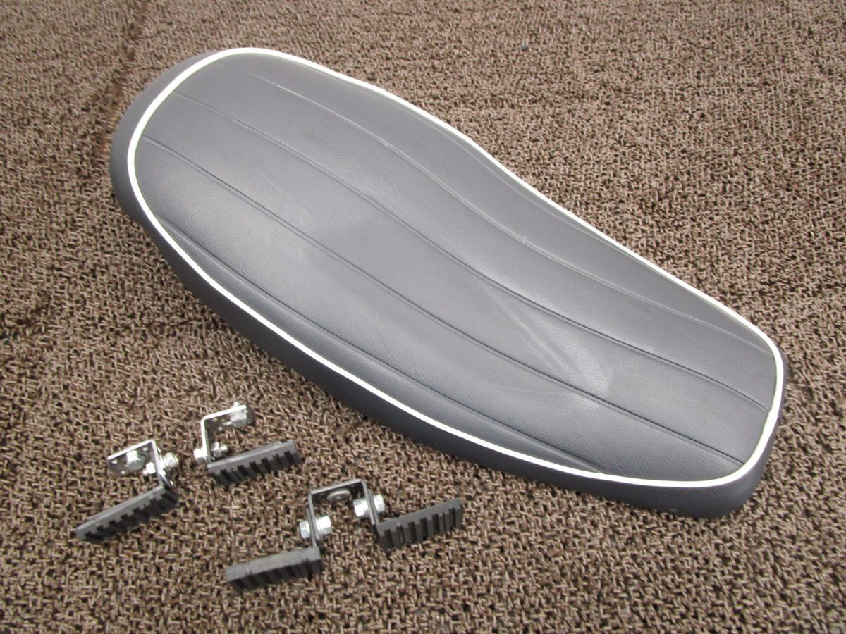 エストレヤ 社外 シート □A5820!BJ250A カスタム素材に カワサキ 【 BJ250AE 】 Estrella キャブ車拍卖