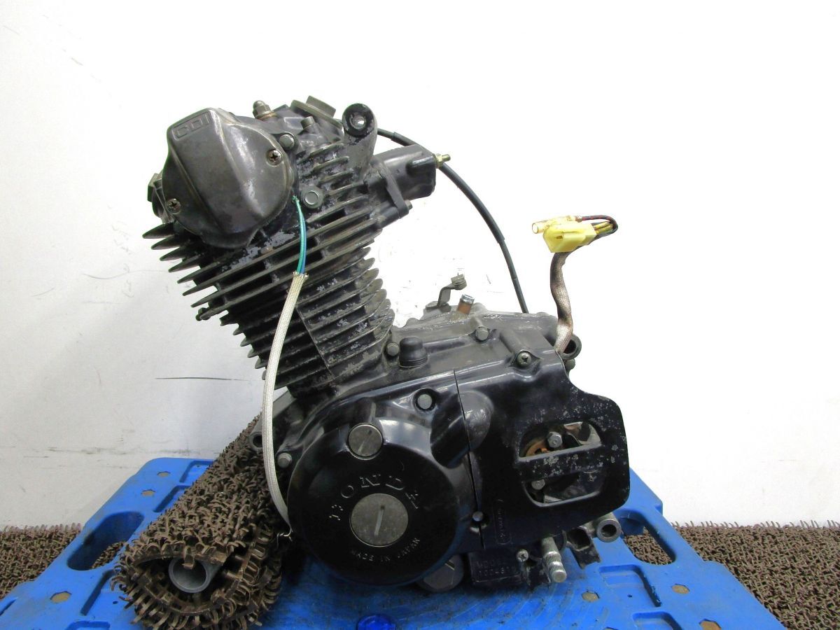 XL200R エンジン 2297Km ☆A6034!MD06 始動確認済み OH素材に ホンダ 【 MD06E 】 キャブ車拍卖