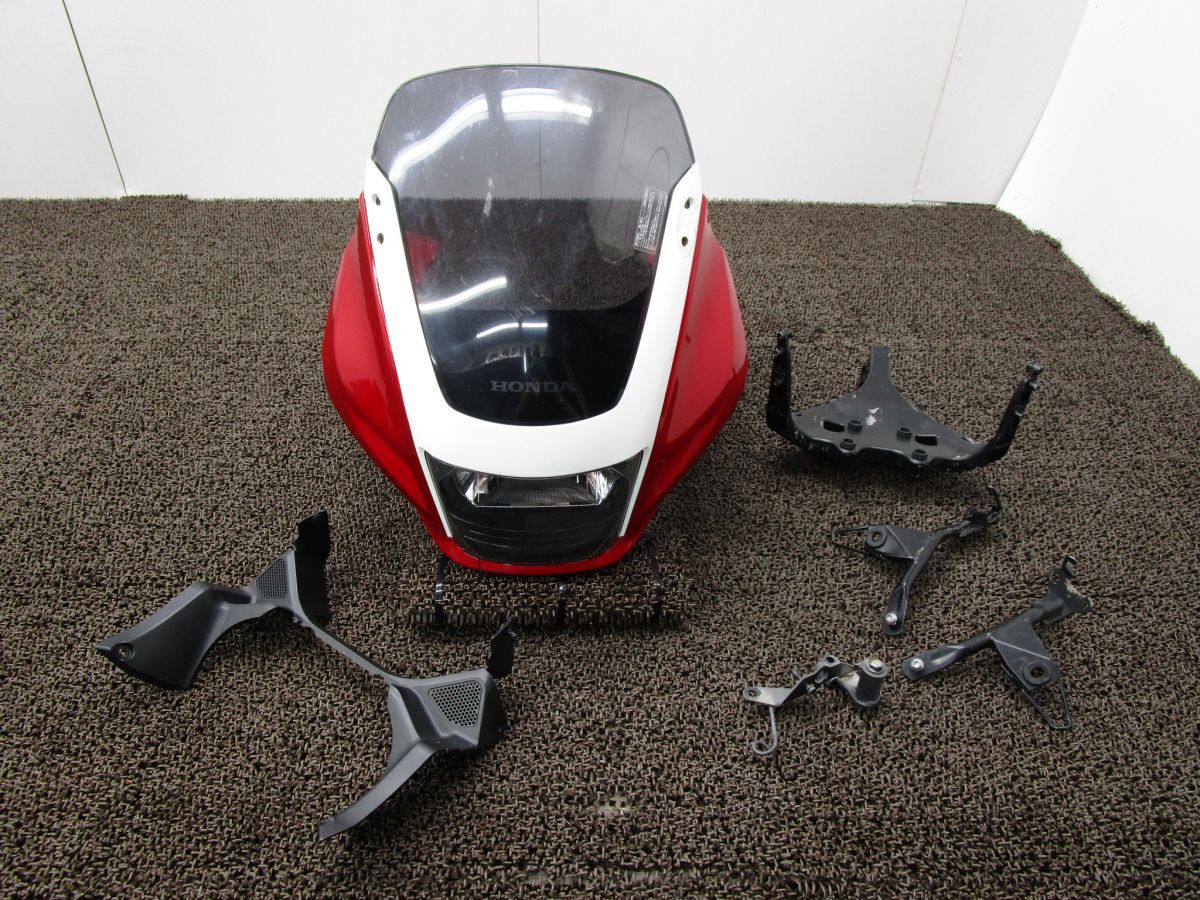 CB400SB レボ アッパーカウル ヘッドライト スクリーン ■A5989!ステー NC42 ホンダ 【 NC42E 】 スーパーボルドール REVO 動画有 FI拍卖