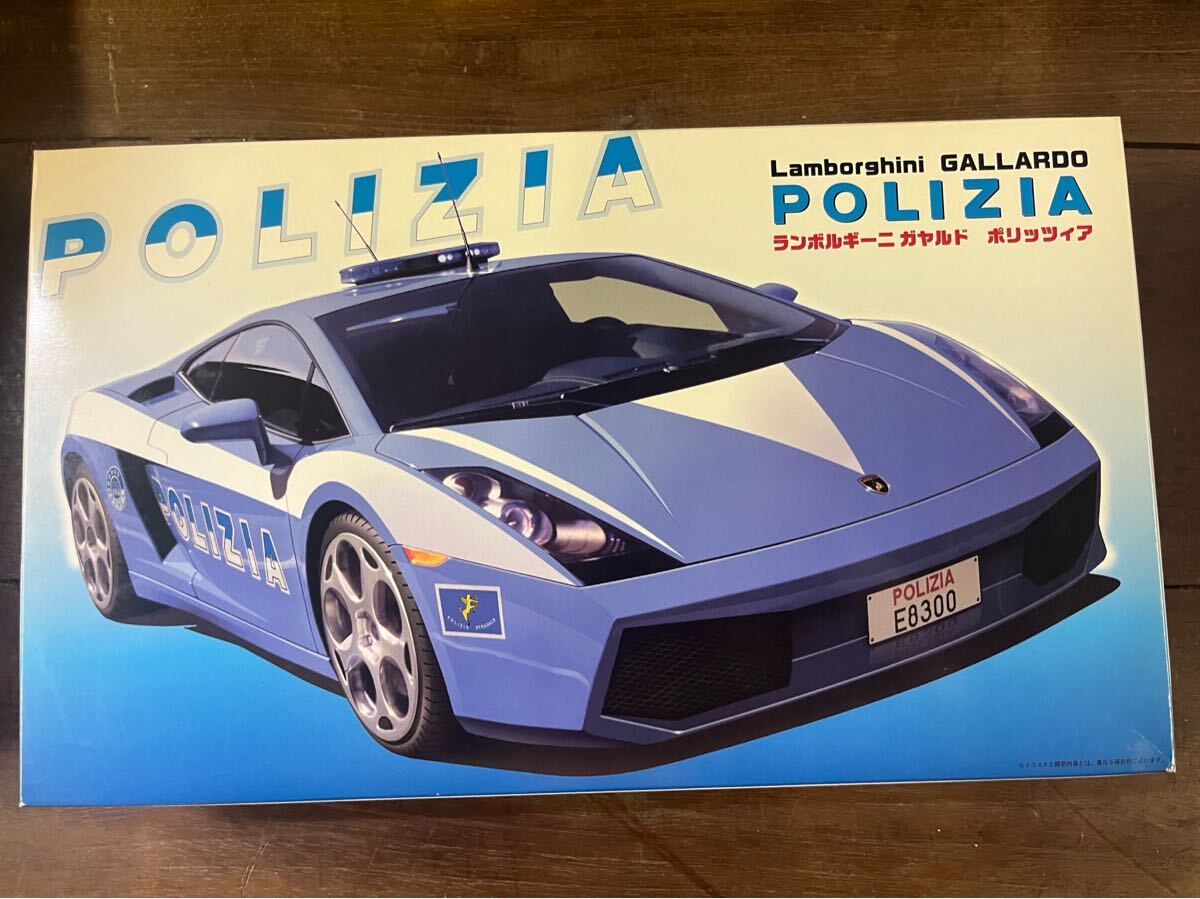 フジミ 1/24 ランボルギーニ ガヤルド ポリッツィア プラモデル当時物絶版拍卖