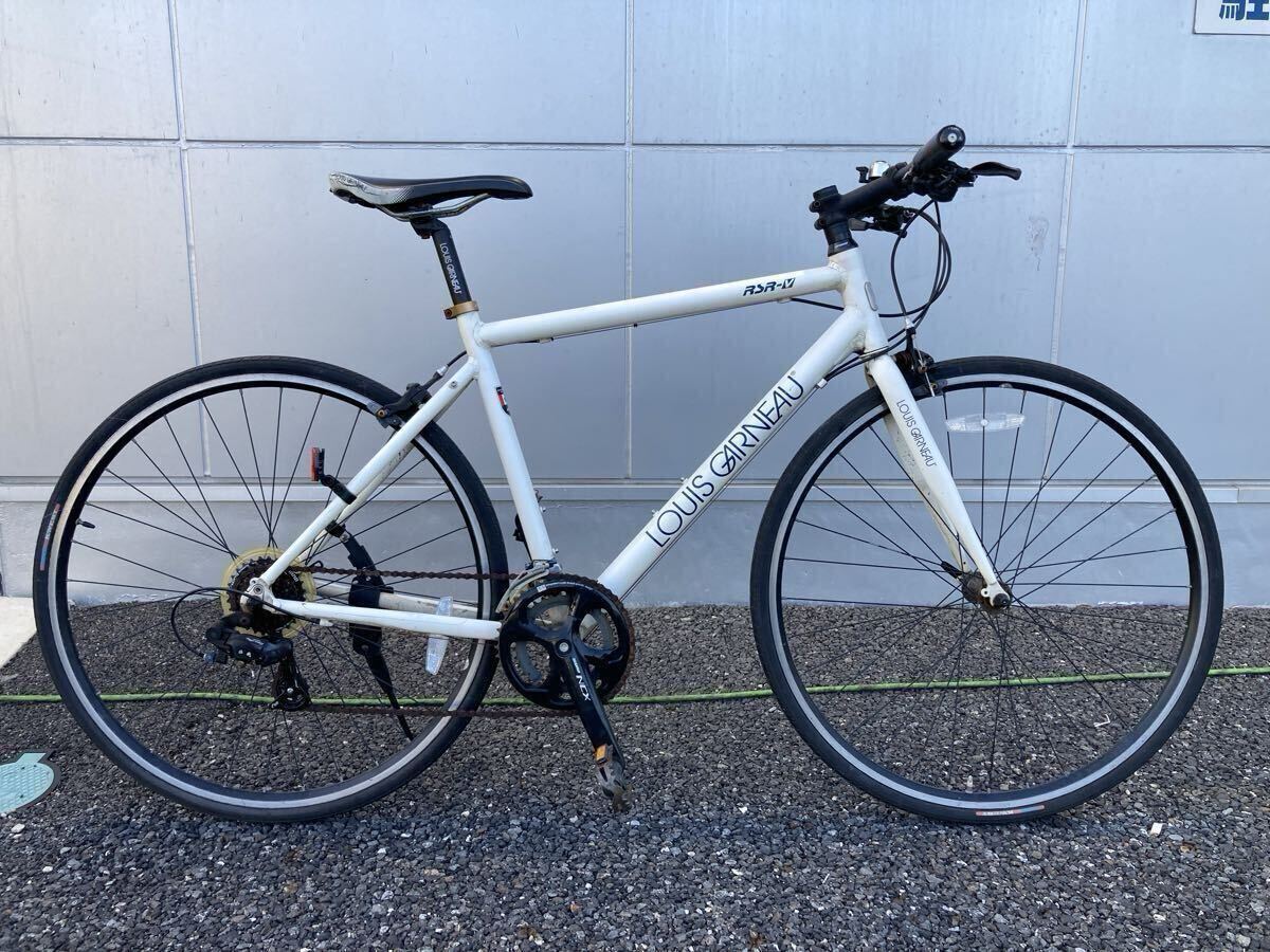 ルイガノ LOUIS GARNEAU LGS-RSR 5 サイズ500mm 前2×後7段 アルミフレーム キャリパーブレーキ フラットバーロード【手渡し限定 越谷市】拍卖