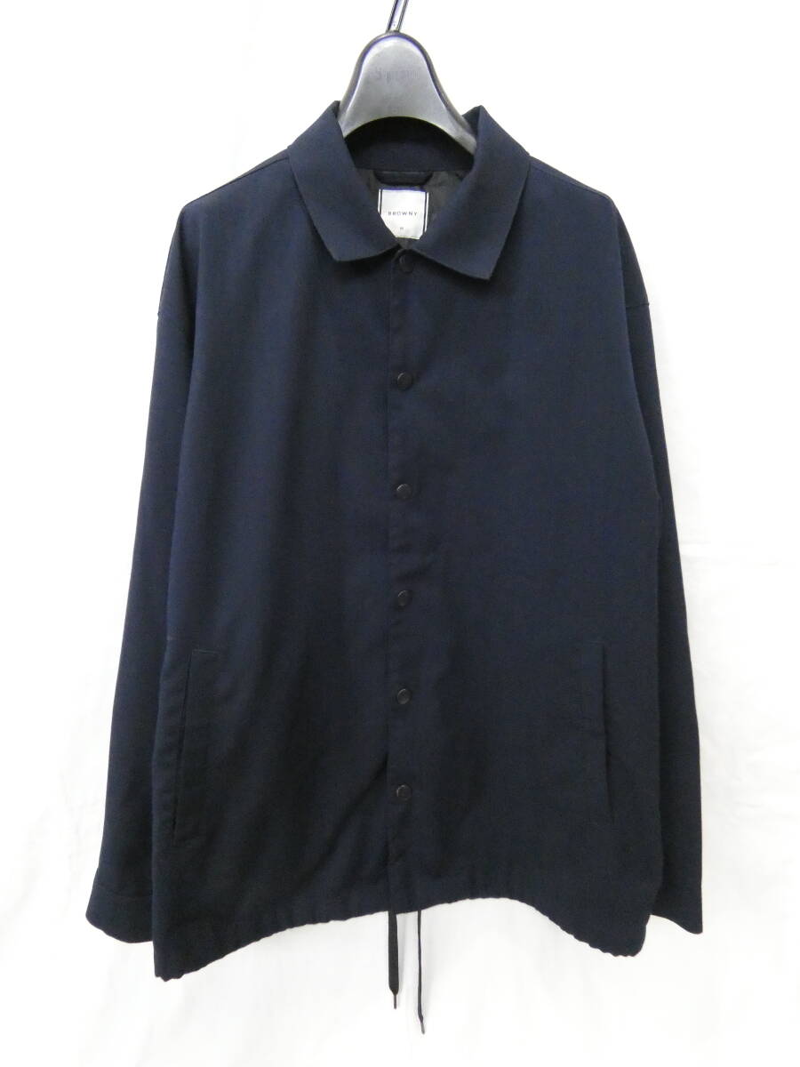 ★BROWNY/ブラウニー★コーチジャケット/M/ネイビー拍卖