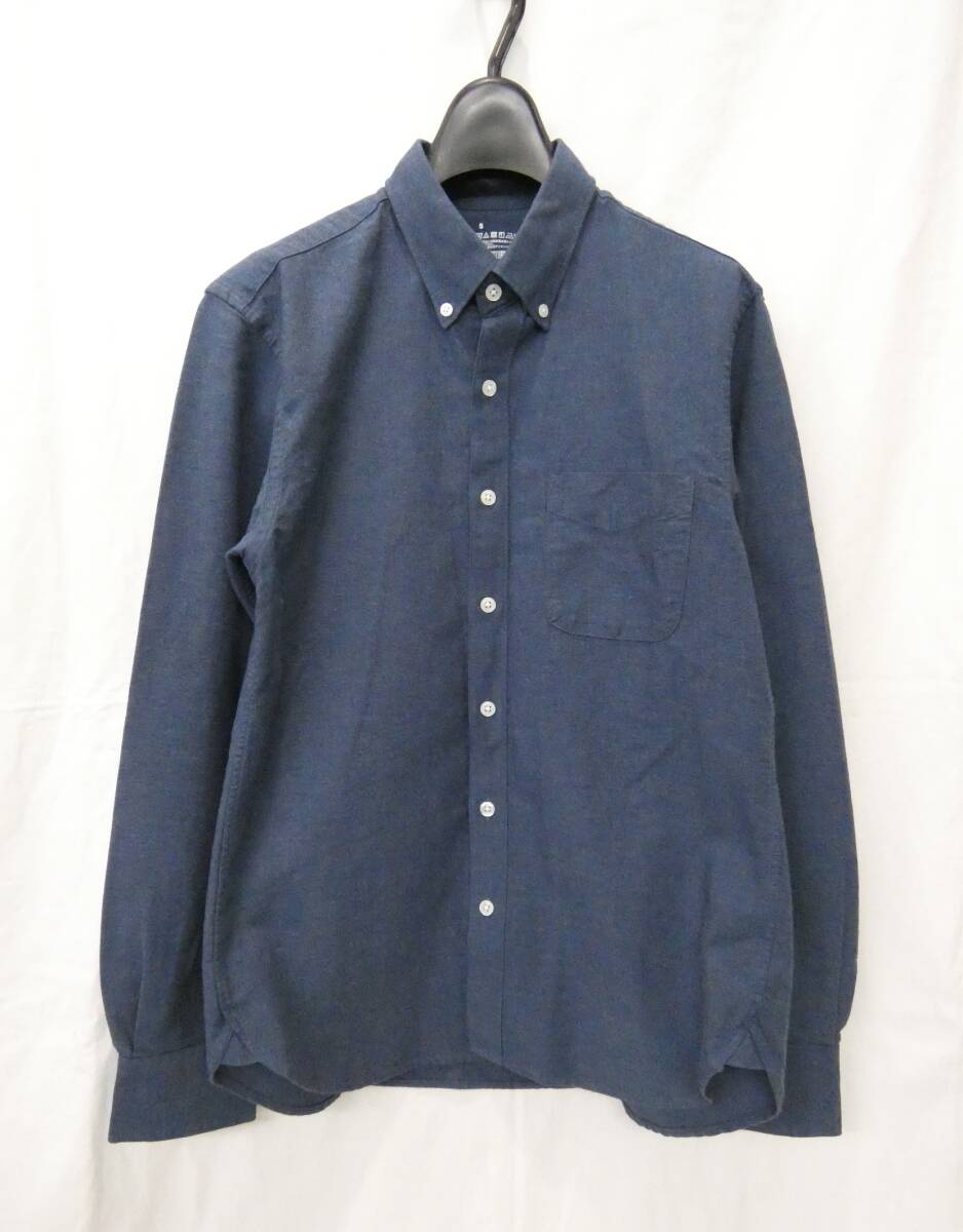 ▼良品計画▼コットン長袖シャツ 秋冬/S/ブルー系拍卖
