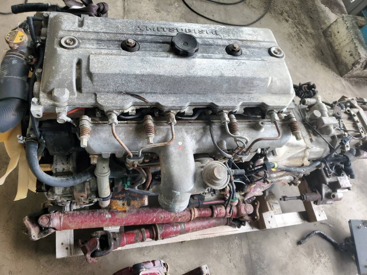 4M51 エンジン 三菱 キャンター PTO コンピューター付属拍卖