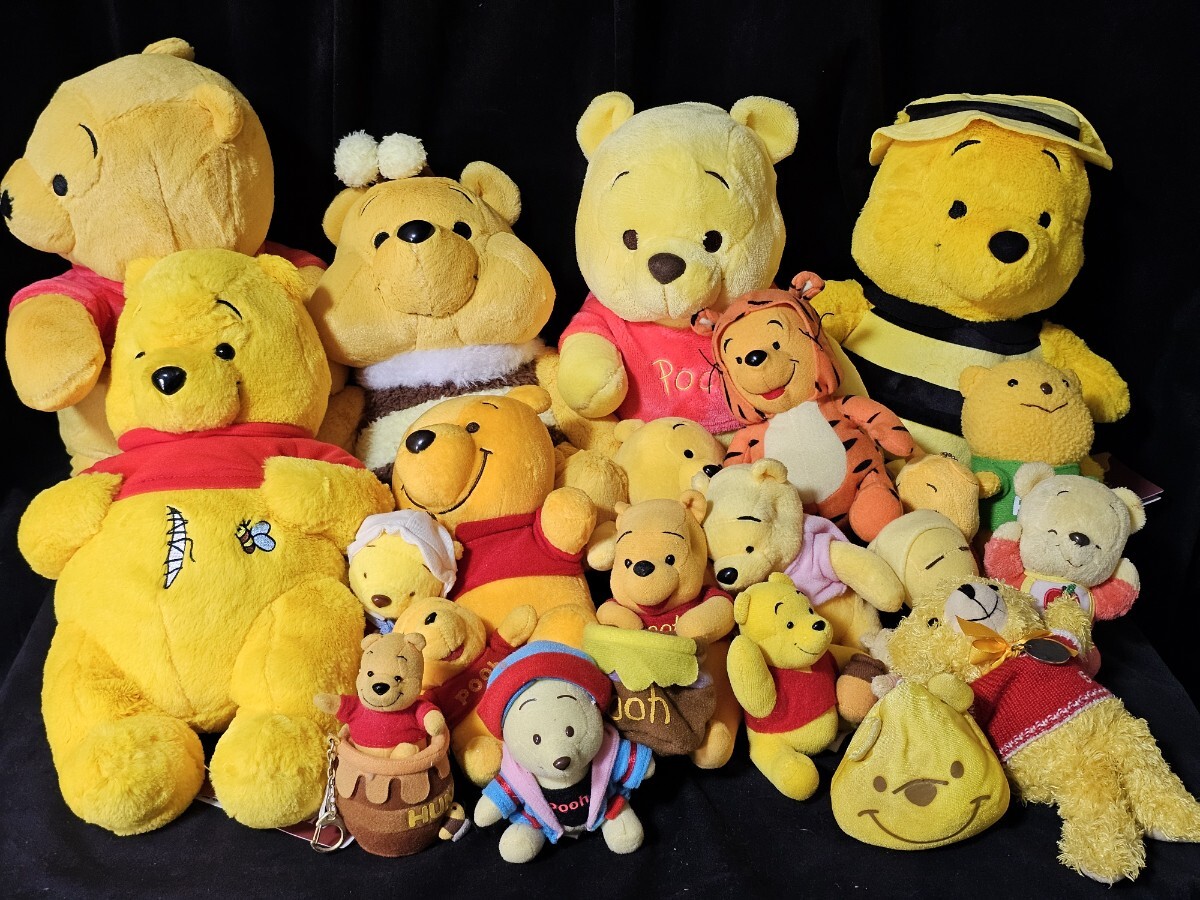 まのプーさんぬいぐるみまとめ売り ディズニー マスコット くまのプーさん 特大拍卖