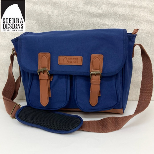 即決新品 SIERRA DESIGNS ショルダーバッグ ブルー系 送料無料 シエラデザインズ拍卖