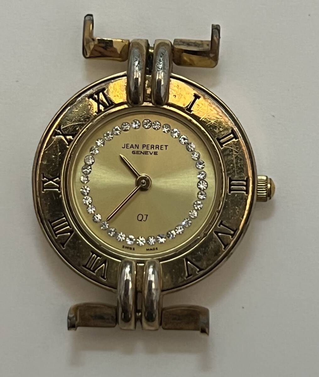 動作未確認 JEAN PERRET GENEVE ジャンペレ ジュネーブ QJ 時計 ゴールド文字盤 レディース 腕時計 フェイスのみ拍卖