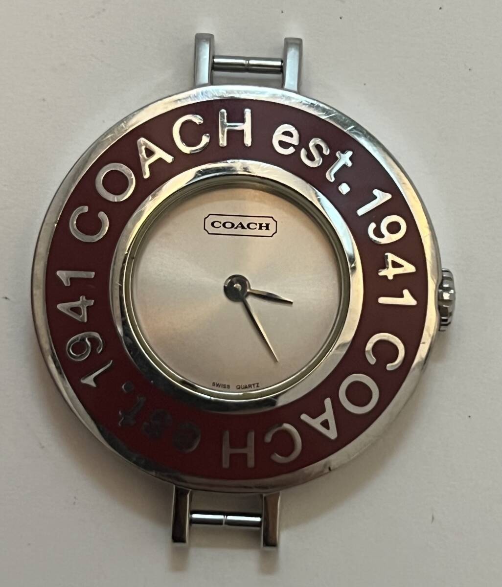 動作未確認 COACH コーチ 8.112.717レディース 腕時計 フェイスのみ拍卖