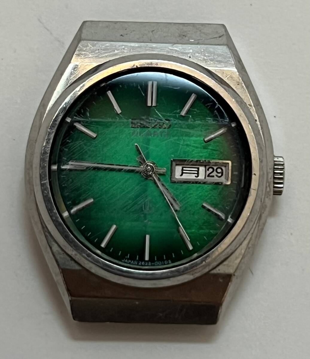 動作未確認 SEIKO セイコー クォーツ 3針 2623-0010 女性用 レディース 腕時計 カットガラス フェイスのみ拍卖