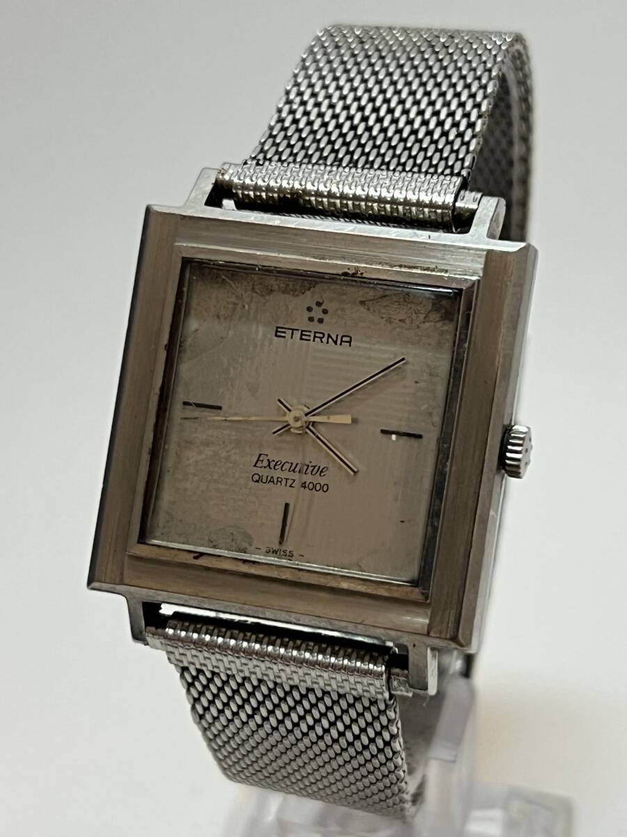 希少 動作未確認 Eterna エテルナ Executive 4000 エグゼクティブ4000 メンズ 腕時計 アンティーク拍卖