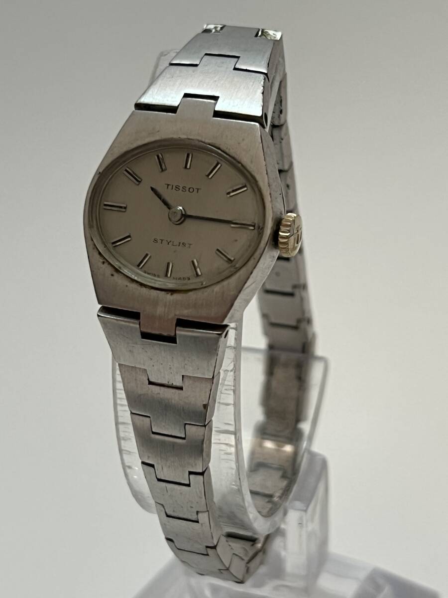 動作未確認 TISSOT ティソ STYLIST 手巻 レディース 腕時計拍卖