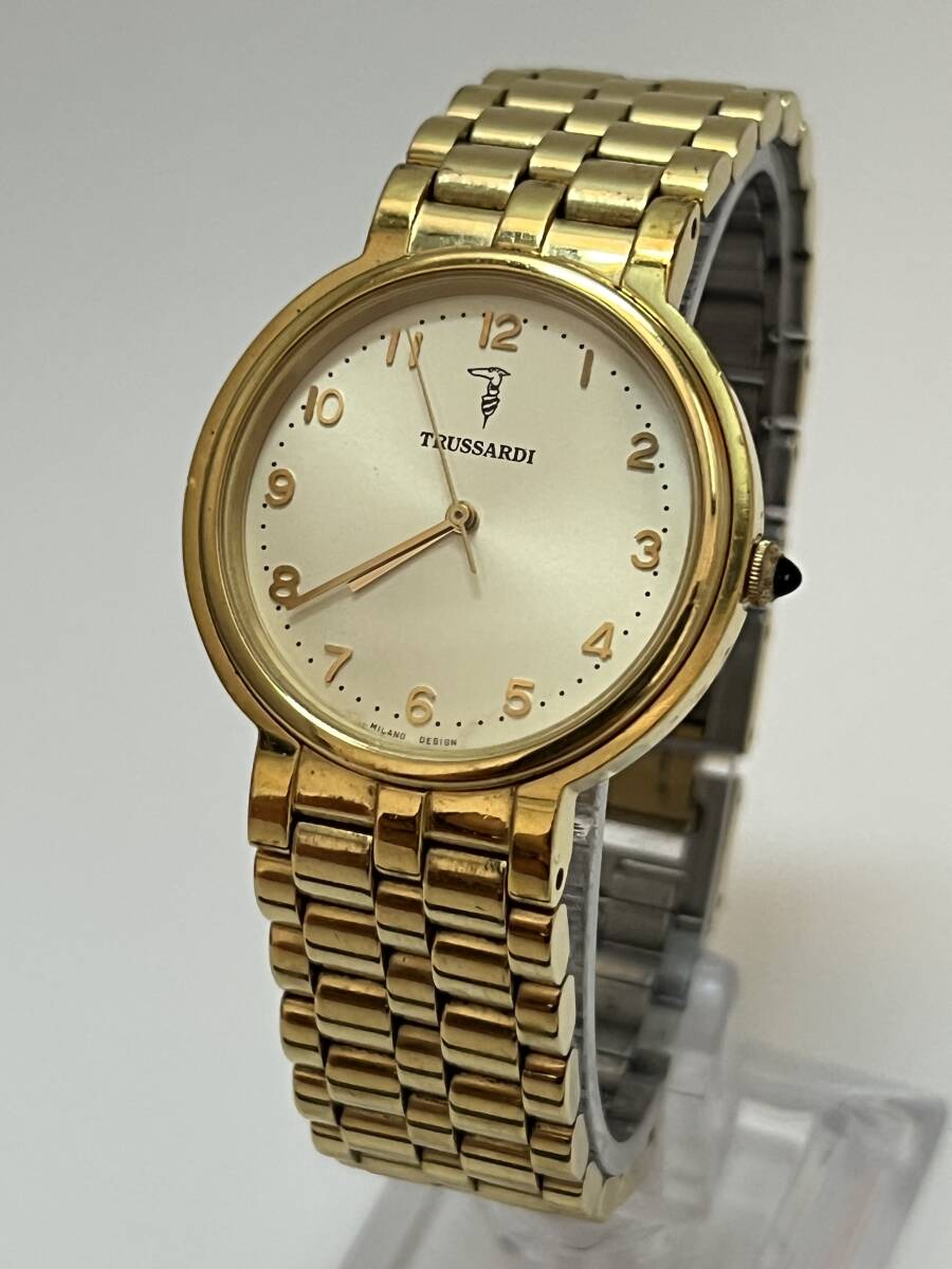 動作未確認 TRUSSARDI トラサルディ メンズ 腕時計 TR-2803 メンズ拍卖