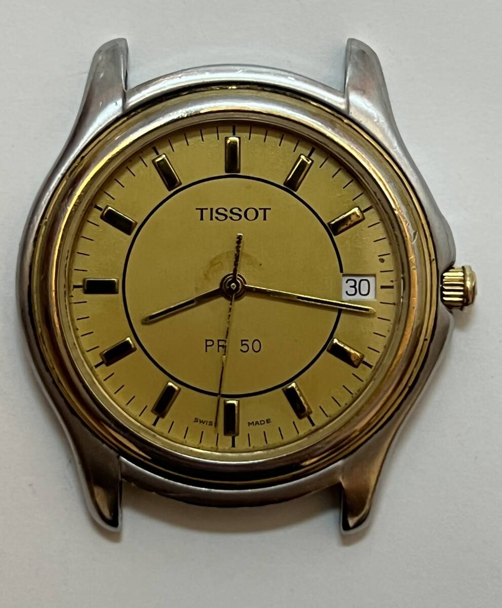動作未確認 TISSOT ティソ メンズ 腕時計 PR50 J176/276K フェイスのみ拍卖