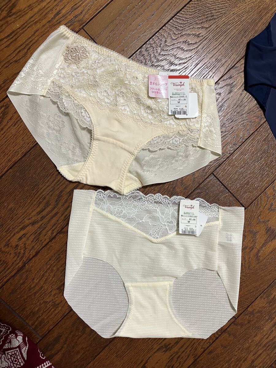 Triumph トリンプ ショーツ Mサイズ 2枚セット ベージュ系 未使用拍卖