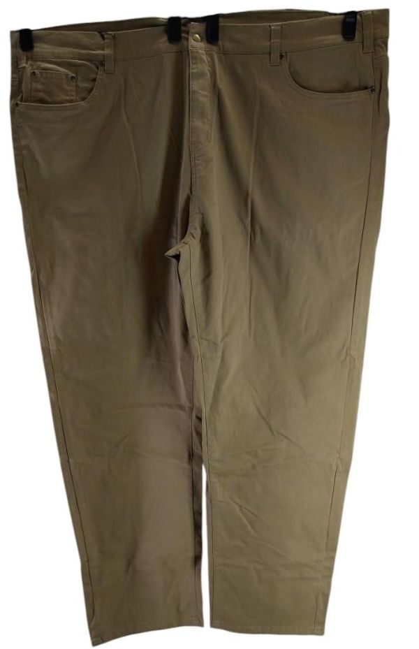 KJC0328■ 新品 ユニセックス 大きいサイズ チノパン カジュアル シンプル 130サイズ(8L相当) ベージュ拍卖