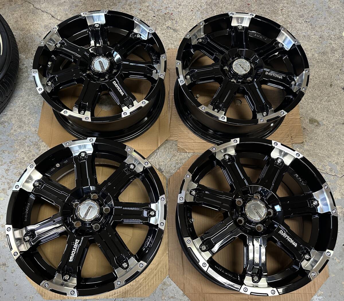 RAYS レイズ デイトナ FDX-D 17×7J PCD:100 HOLE:5 INSET:45 4本セット 中古品拍卖