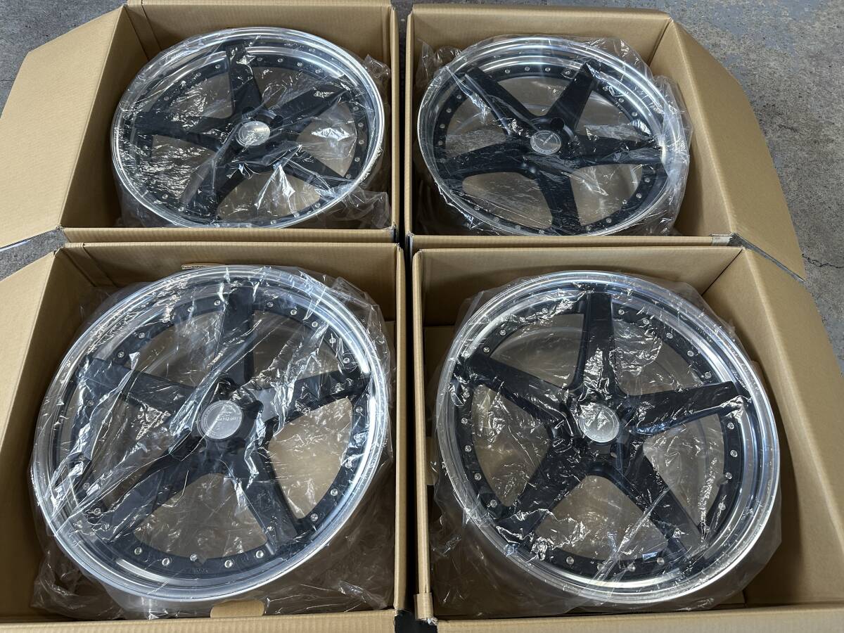 WORK グノーシス CVFM(SR)21×9.5J PCD:114.3 HOLE:5 IN:50 カラー:MBL ほぼ未使用中古扱い 4本SET 1本裏傷拍卖