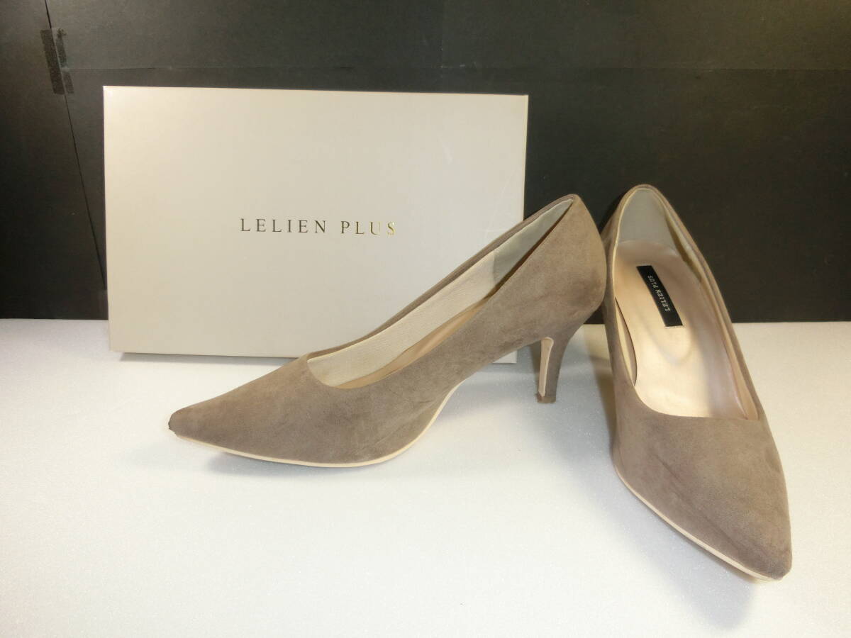 ★靴 LELIEN PLUS パンプス 24cm ヒール レディース 38拍卖