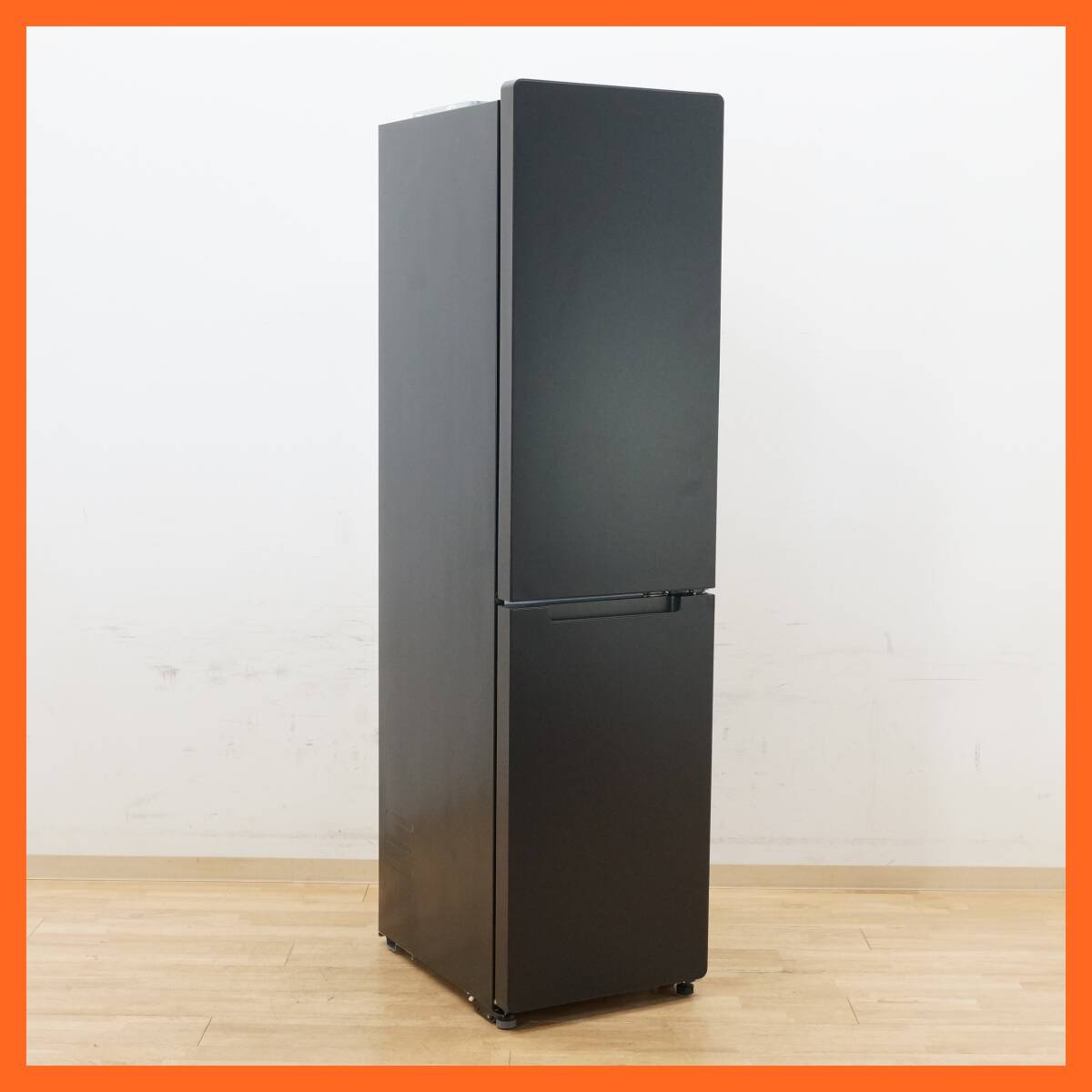 前ダ:美品【ニトリ】スリム 2ドア 冷凍冷蔵庫 208L NR-208A 2025年 ブラック 引き出し式3段冷凍室 霜取り不要 ★送料無料★拍卖