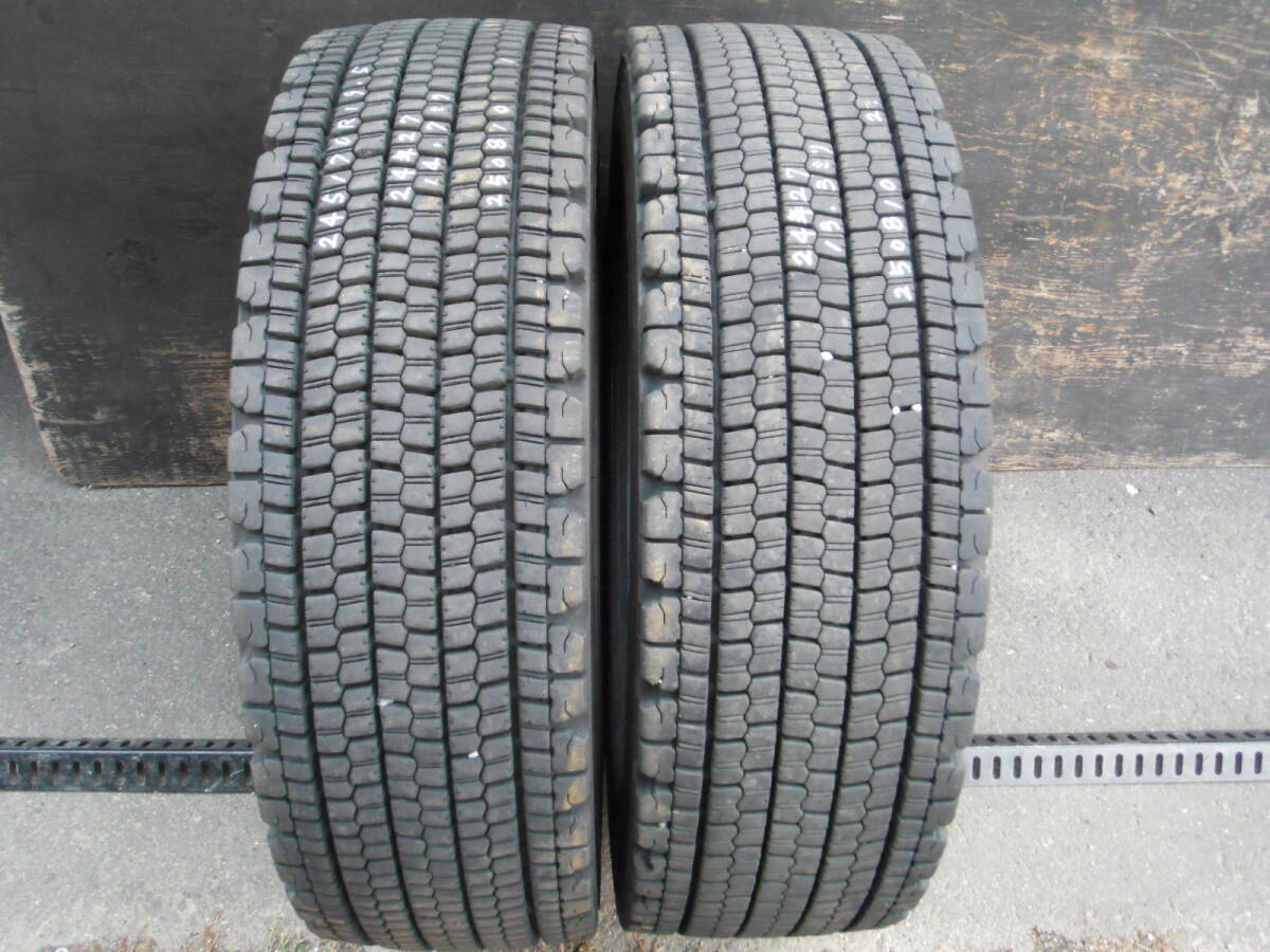 245/70R19.5 136/134J●ブリヂストン 2024年スタッドレス2本●250810拍卖
