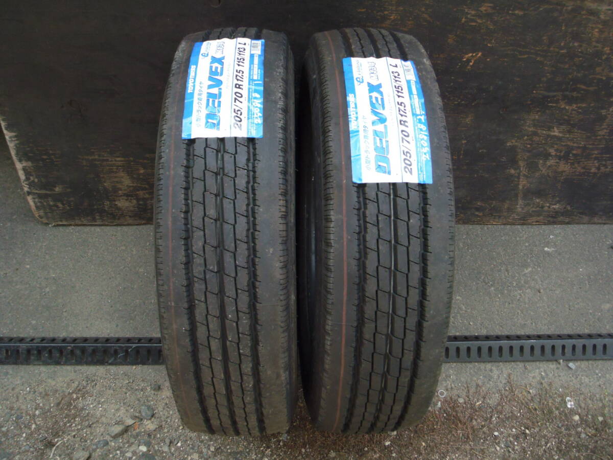 205/70R17.5 115/113L LT●トーヨー 2021年夏タイヤ2本●250818 未走行拍卖