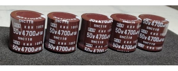 日本ケミコン 電解コンデンサ 50V 4700μF 5個セット拍卖