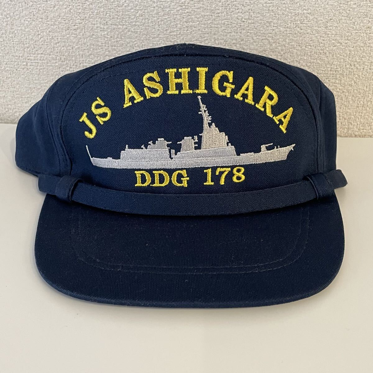 海上自衛隊 佐世保基地 護衛艦あしがら 足柄識別帽・部隊帽 キャップ イージス艦拍卖
