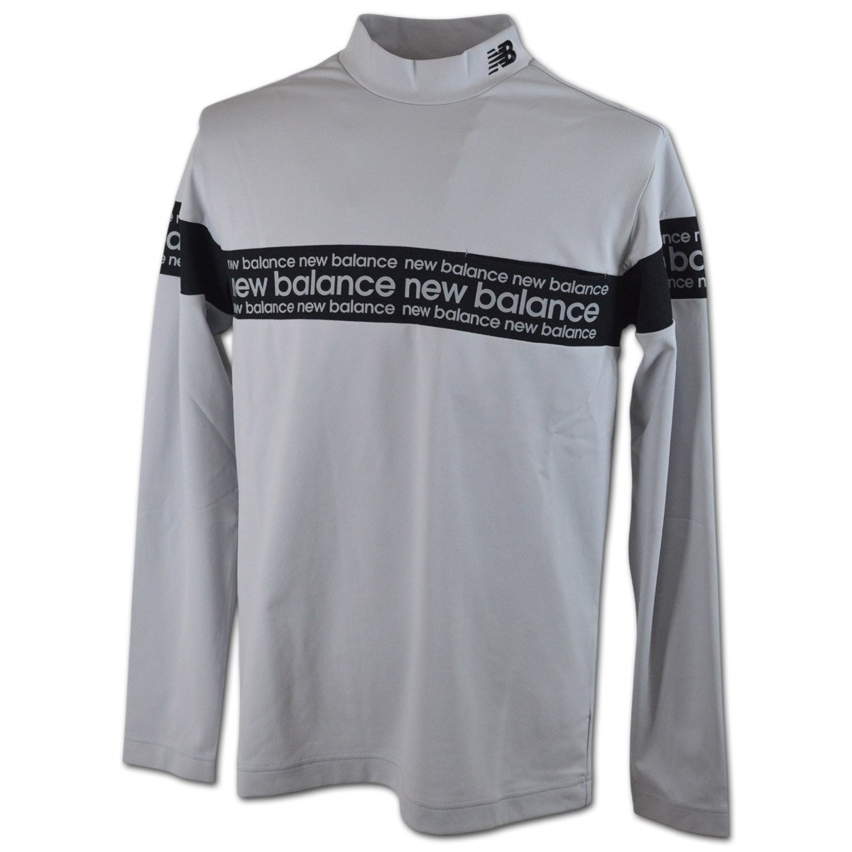 2025秋冬新作【ニューバランス】メンズ 長袖ハイネック LL(6) グレー 012-5267002-22 new balance ゴルフ モックネック かっこいい @拍卖