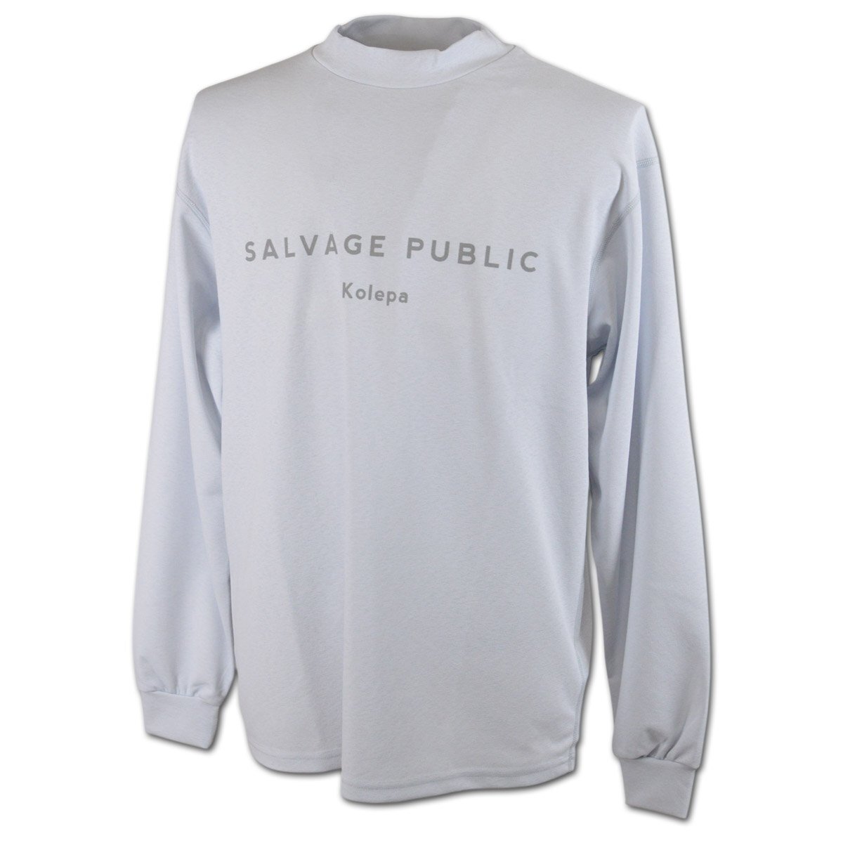 2025秋冬新作【サルベージパブリックコレパ】メンズ 長袖ハイネックシャツ M アイスグレー SVKA5015 IG SALVAGE PUBLIC Kolepa ゴルフ @拍卖