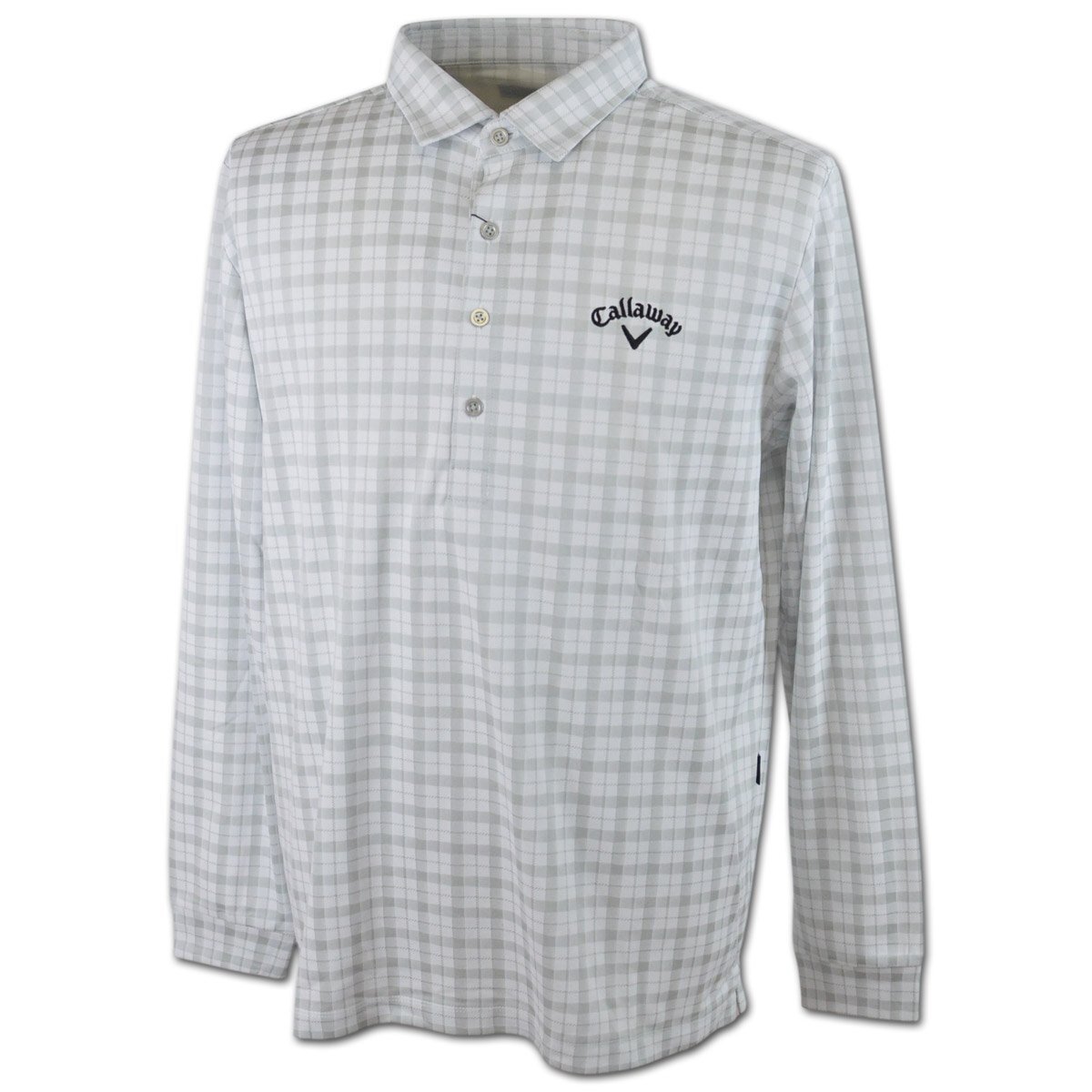 2025秋冬新作【キャロウェイ メンズ】長袖ポロシャツ L 白 C25233108-1020 Callaway ゴルフ かっこいい @拍卖
