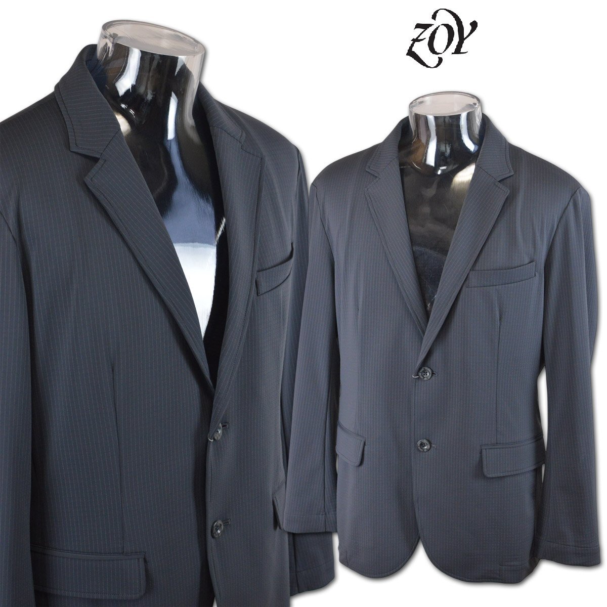 2025秋冬新作【ZOYゾーイ】メンズ ジャケット M(1) チャコール 071454100-04 ゴルフ カジュアル おしゃれ かっこいい ブレザー @拍卖