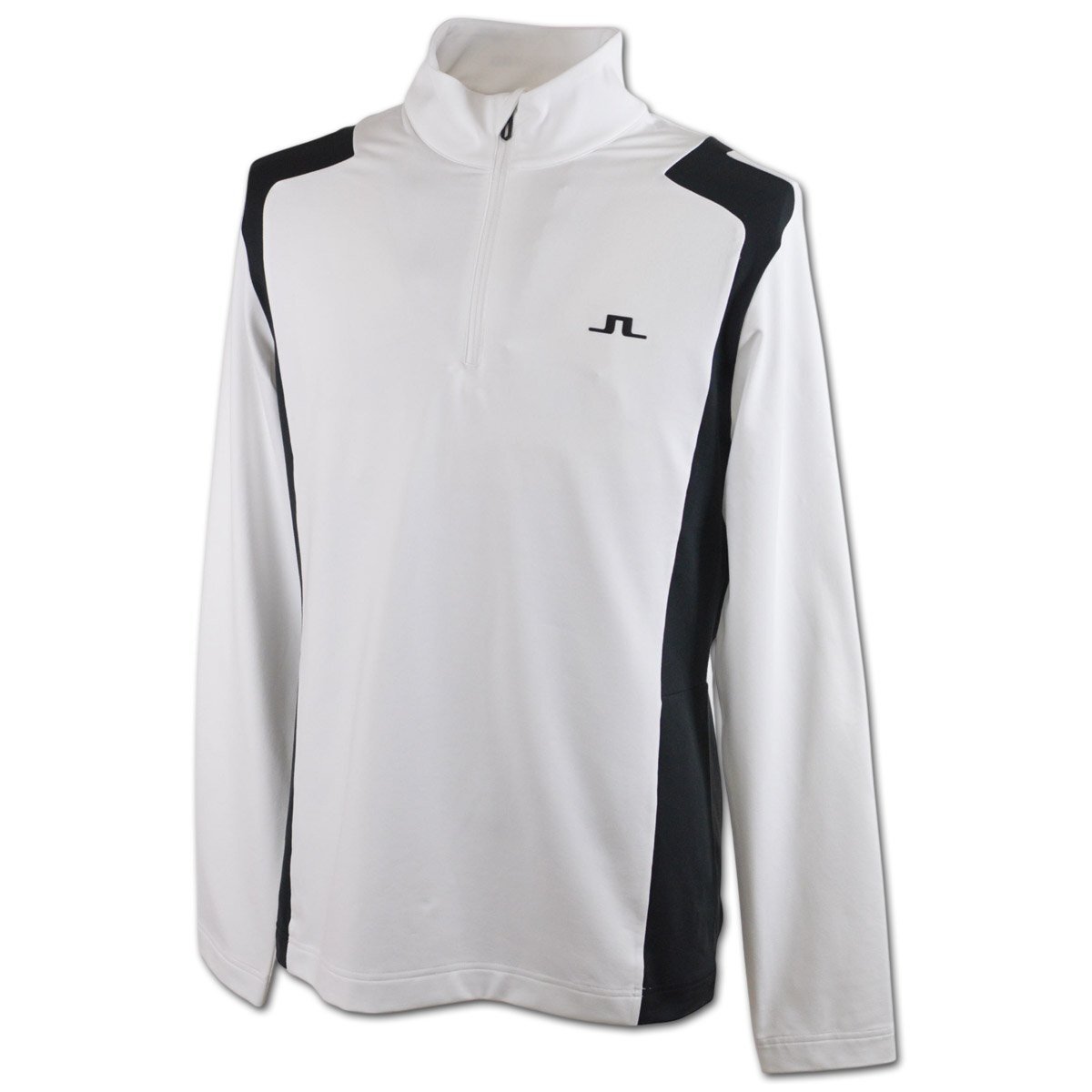 2025秋冬新作【J.リンドバーグ】メンズ 長袖ハーフジップシャツ S(44) 白 071-34910-04 J.LINDEBERG ゴルフ かっこいい @拍卖