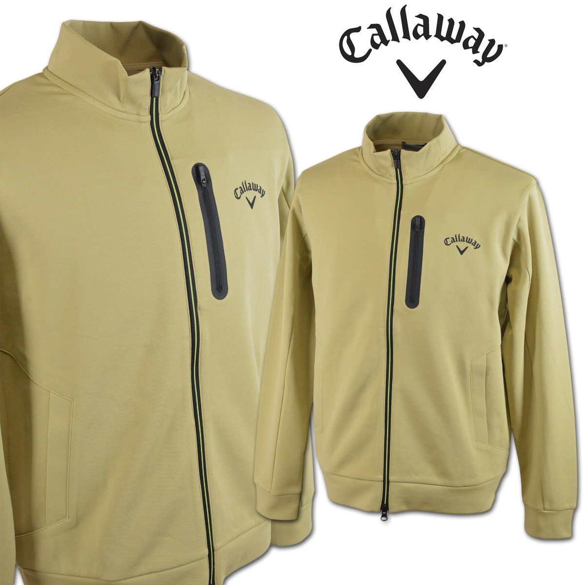2025秋冬新作【キャロウェイ メンズ】ブルゾン LL ベージュ C25217101-1040 Callaway ゴルフ かっこいい @拍卖