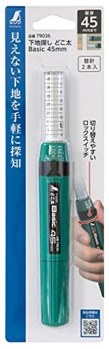 シンワ測定(Shinwa Sokutei) 下地探し どこ太 Basic 45mm 石膏ボード用の針式の下地探し 790拍卖