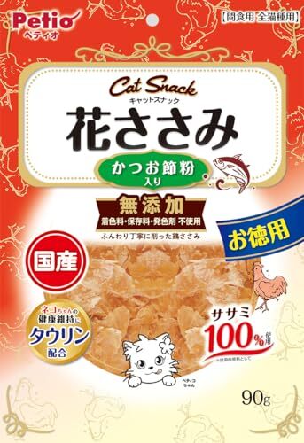 ペティオ (Petio) キャットSNACK 花ささみ かつお節粉入り 90g拍卖