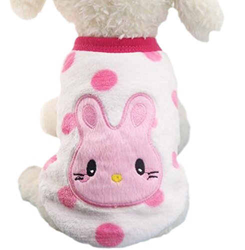 ふく福 可愛い ペット犬服 Tシャツ 秋冬衣装 柔らかい サンゴフリース 防寒 コート 人気 ファッション小型犬 中型犬拍卖