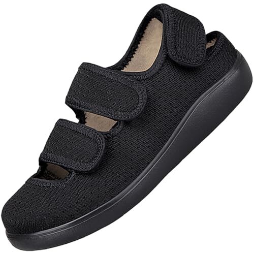 Eagsouni 介護シューズ 介護用靴 サンダル リハビリ マジックテープ シニアシューズ 老人靴 甲高 幅広 入院用拍卖