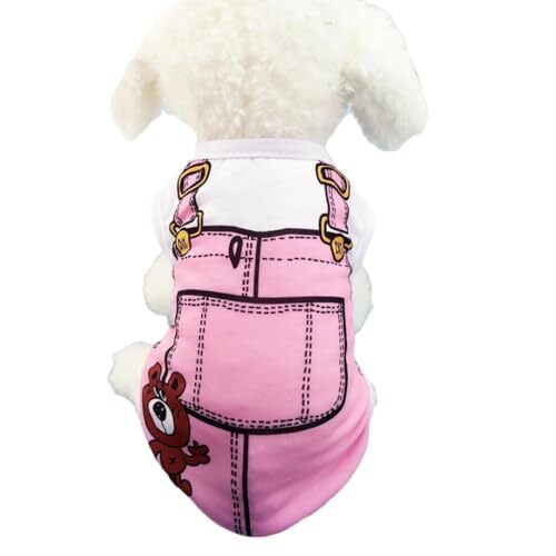 RIOSTUDIO 犬服 犬の服 春夏用 XS~2XL フルーツ柄タンクトップ キャミソールワンピース メッシュ 通気メ拍卖