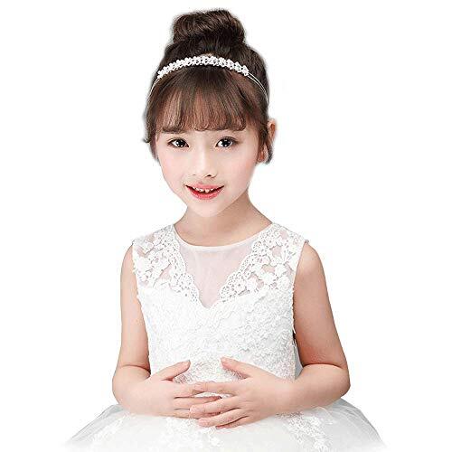 Cemellia 発表会 ヘアアクセサリ ラインストーンヘッドドレス クラウン子供 女の子ティアラ キッズ 王冠 七五三拍卖