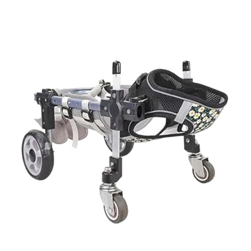 犬用車椅子 犬用歩行器 ペット車椅子 4輪歩行補助 車椅子 犬用 歩行補助 ハーネス 後ろ足 ペット 小型犬 中型犬 大拍卖