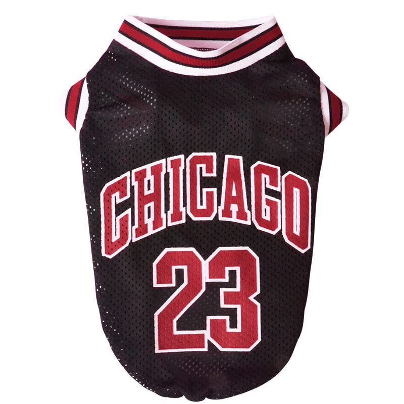 日本国内検品 犬服 春 夏 犬の服 夏用 タンクトップ 涼しい バスケットボールユニフォーム 23号 通気メッシュベスト拍卖