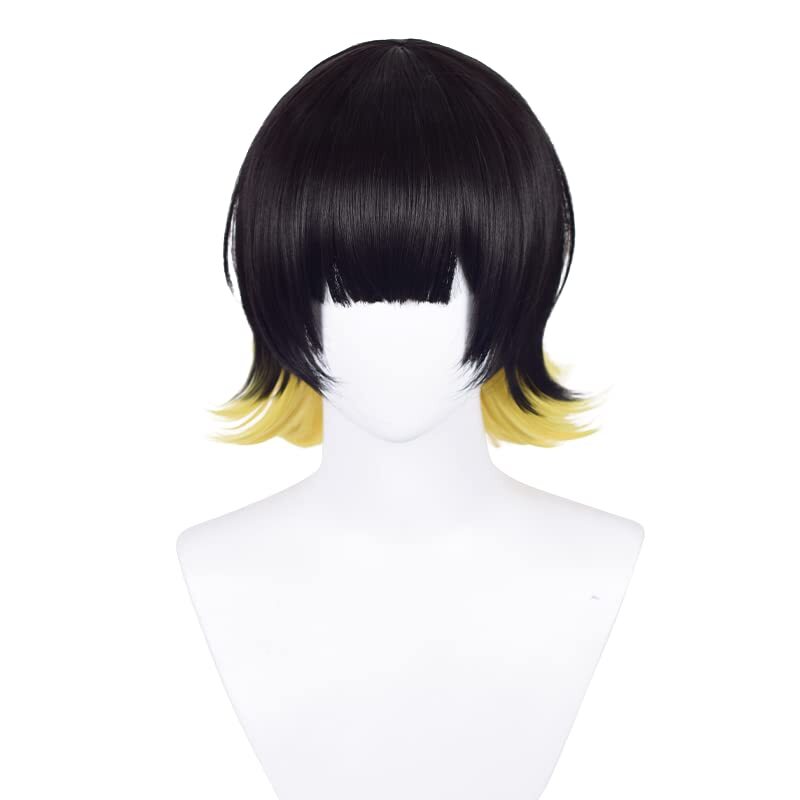 ブルーロック 風 蜂楽廻 ウィッグ コスプレ かつら 高温 耐熱 学園祭 Cosplay Wig ネット付き (蜂楽廻ウ拍卖