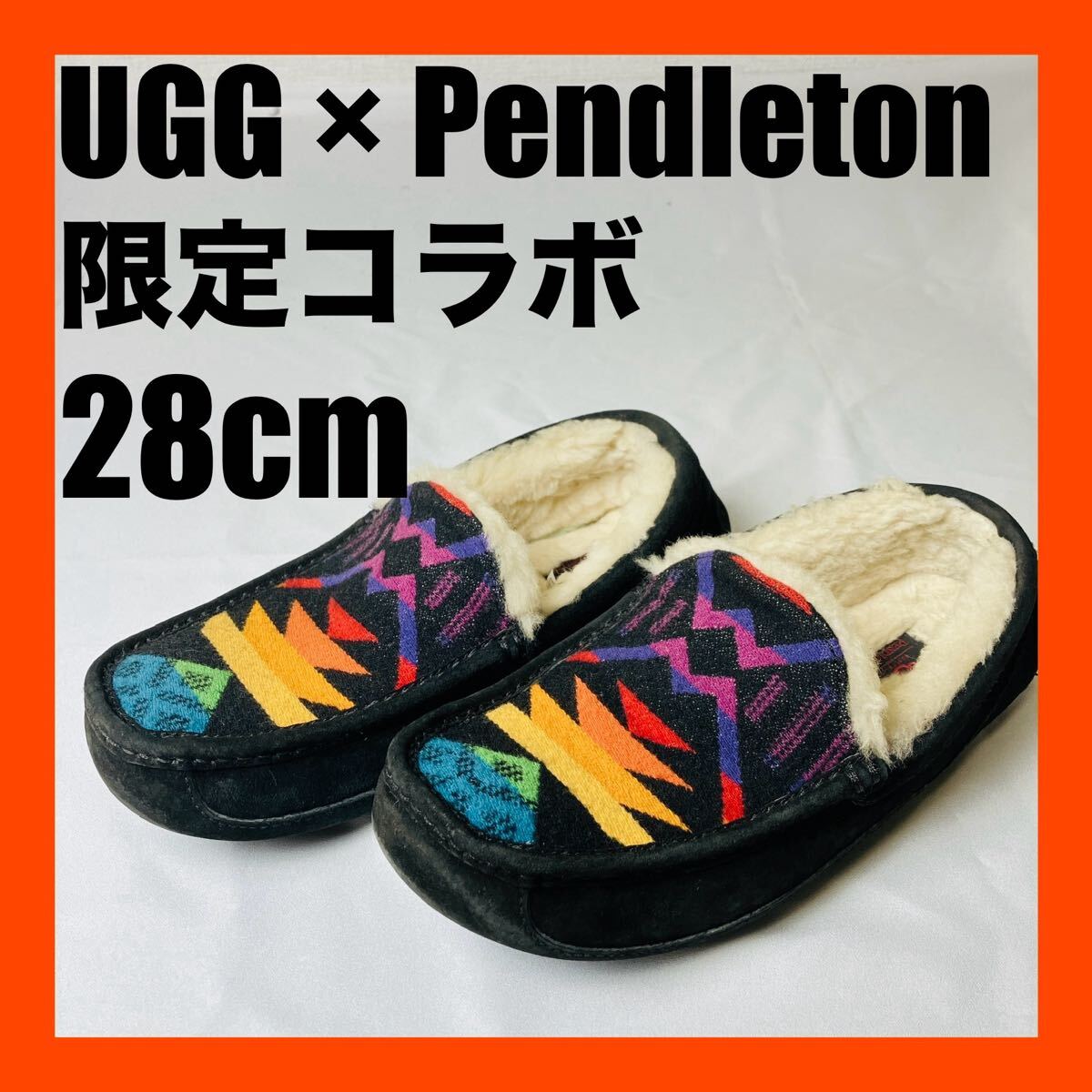 激レア UGG アグ PENDLETON ペンドルトン モカシン 28cm 送料無料拍卖